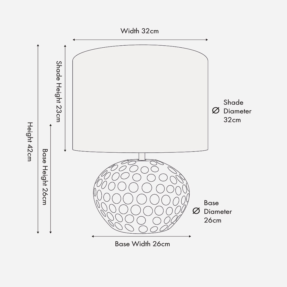 Dante Antique Black Mango Wood Table Lamp